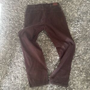 Lands end brown corduroy traditional fit size 33 pants